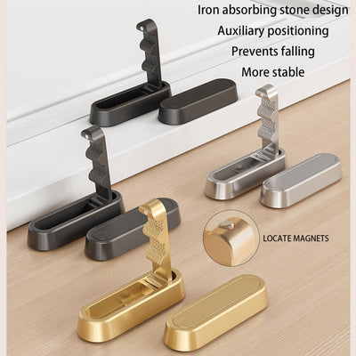 4PCS Klappbarer Mantelhaken, Schwerlast-Wandhaken aus Zinklegierung, Klappbare goldene Wandhaken zum Aufhängen von Mänteln, Schals, Hüten, Bademänteln, Schlüsseln, Taschen (Gold)
