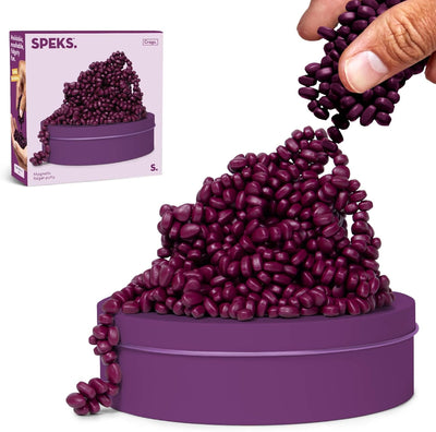 Speks Original Crags Ferrit-Knetmasse | 500+ Ferritsteine in einer Dose, Fidget-Spielzeug zur Stresslinderung, sensorisches Schreibtischspielzeug für Erwachsene & Jugendliche ab 14 | Rose, Groß