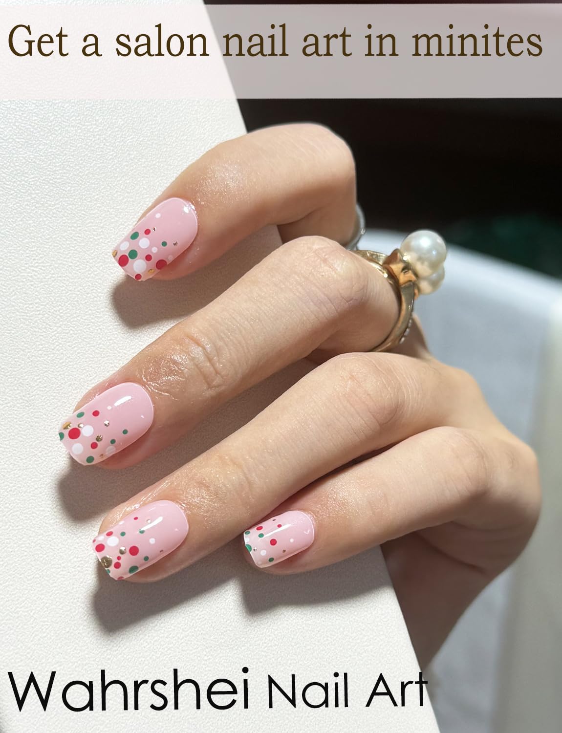 Semi Cured Gel Nail Strips, 20 Stück Gel Nagelaufkleber UV, Wraps für DIY Maniküre zu Hause (Transparent)