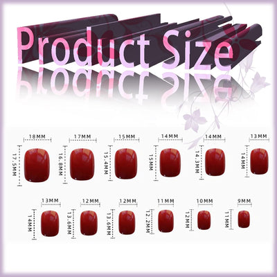 24 Stück Sommer Press-on-Nägel French Tips Medium Mandel Acryl Künstliche Nägel Sonnennägel zum Aufkleben Glänzende Orange Kurvenlinie Künstliche Nagelwellen Gelkleber Fingernägel für Maniküre Kunst Frauen Mädchen