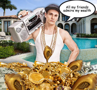 MunnyGrubbers - Original Mystic Conch Shell - Nicht-kanonische Parodie der Magic Conch Shell - Stelle eine JA- oder NEIN-Frage und ziehe die Schnur - Wahrsagen - Entscheidungsfindung - (V4+ Lavendel)
