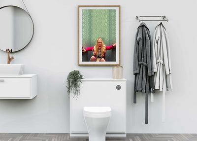 Witzige Film-Wandkunst – Humor White Chicks Filmplakat Leinwanddrucke für Badezimmer-Dekoration