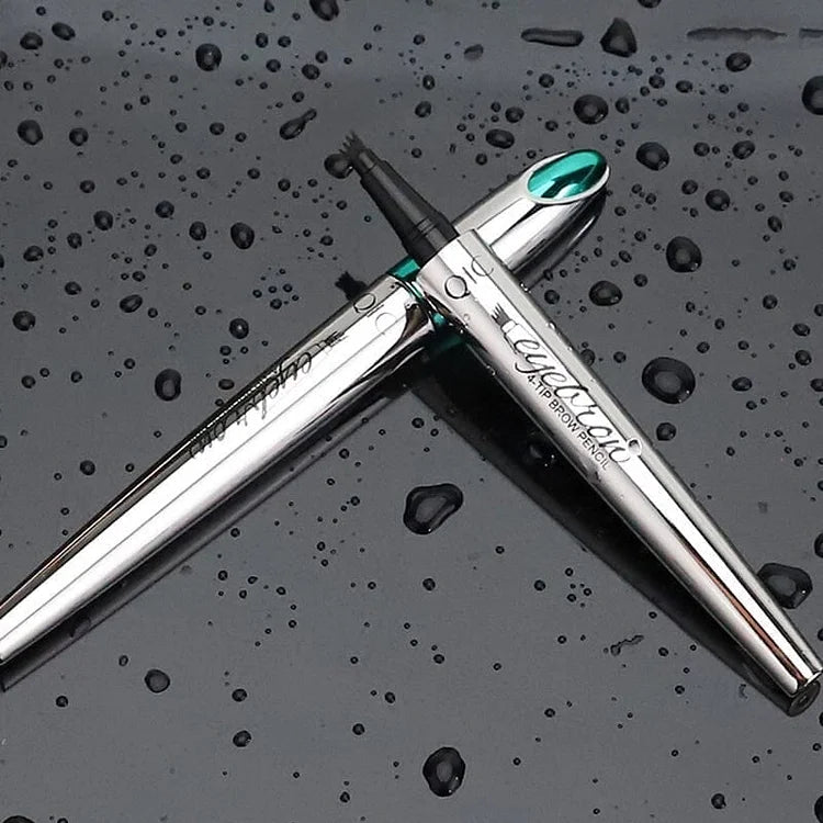 3D Wasserdichter Microblading Augenbrauenstift mit 4-Zack-Spitze – Tattoo-Effekt