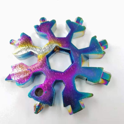 (🌲VORWEIHNACHTSVERKAUF – 49 % RABATT) 🤶 18-in-1 Snowflake Multitool