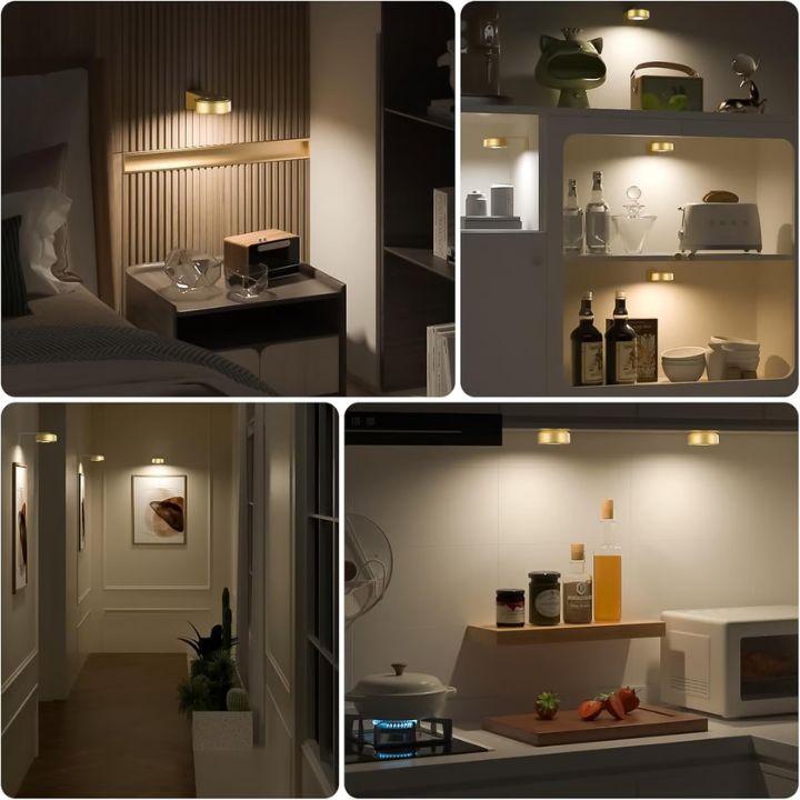 1+1 Gratis | Magnetische LED-Bilderleuchte – Dimmbar & wiederaufladbar