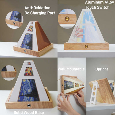 3D-Nacktaugensicht-Nachtlicht