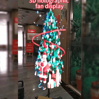 🎄3D Hologramm-LED-Ventilator-Projektor ✨✨ Heißer Verkauf: 60 % Rabatt & kostenloser Versand