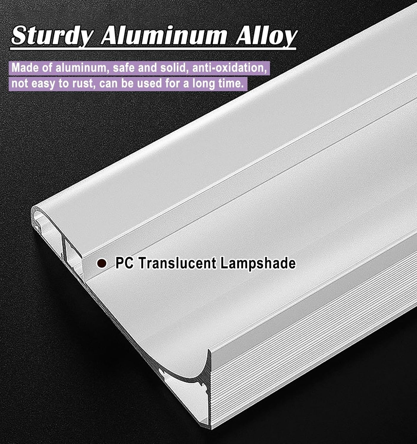 Crown Moulding LED-Kanal Aluminiumprofil, Indirekte Beleuchtung Zierleiste für Decke Boden Wand, Gesims- und Zierleisten-Diffusor 1m 1.2m 2m 4m 10m 18m (Weiß, 4 Meter/13.1 ft)