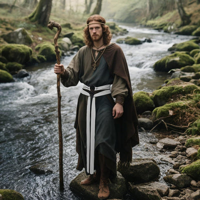 Joukavor Viking Troll Kreuz Gürtel Norse Hexen Seilgürtel Mittelalterliche Accessoires für Frauen