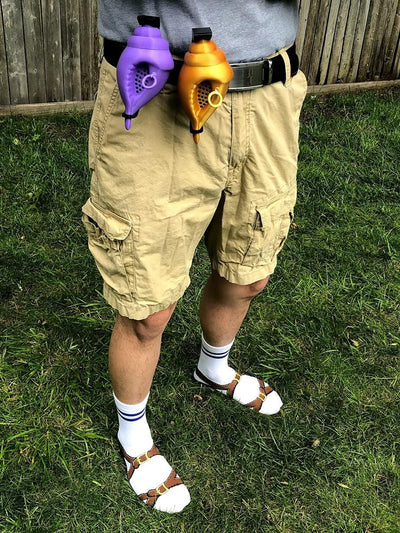 MunnyGrubbers - Original Mystic Conch Shell - Nicht-kanonische Parodie der Magic Conch Shell - Stelle eine JA- oder NEIN-Frage und ziehe die Schnur - Wahrsagen - Entscheidungsfindung - (V4+ Lavendel)