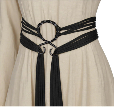 Joukavor Viking Troll Kreuz Gürtel Norse Hexen Seilgürtel Mittelalterliche Accessoires für Frauen