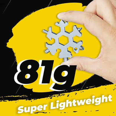 (🌲VORWEIHNACHTSVERKAUF – 49 % RABATT) 🤶 18-in-1 Snowflake Multitool