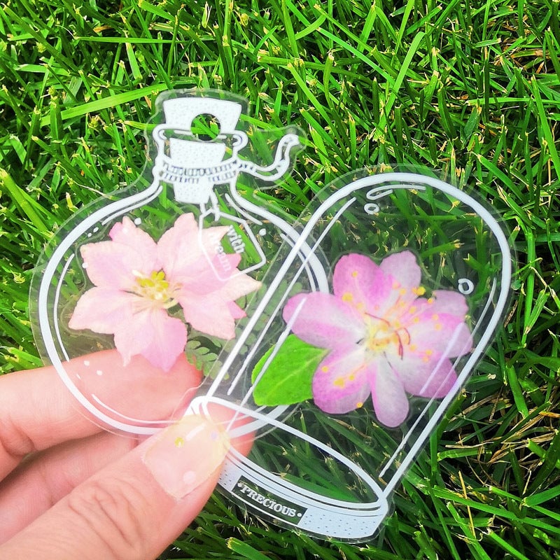 EverBloom Lesezeichen-Set mit getrockneten Blumen