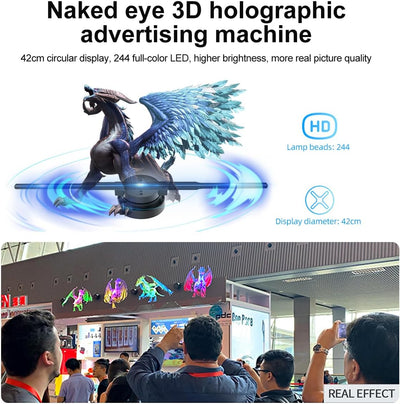 🎄3D Hologramm-LED-Ventilator-Projektor ✨✨ Heißer Verkauf: 60 % Rabatt & kostenloser Versand
