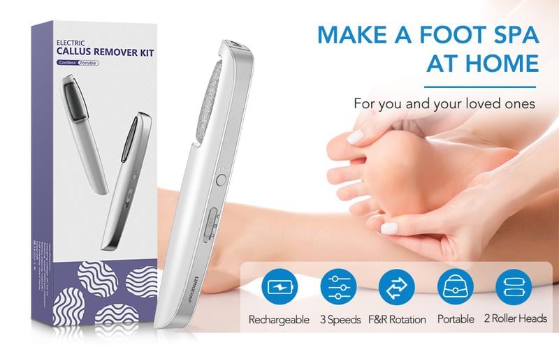 ClearFeel™ - Elektrischer Hornhautentferner für samtweiche Füße und mehr Selbstbewusstsein [50% Rabatt]