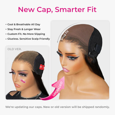 ISEE M-Cap Wear & Go Perücke – 9x6 HD Lace Glueless Perücke mit seidig glattem Haar, vorgebleicht & mit feinen Knoten