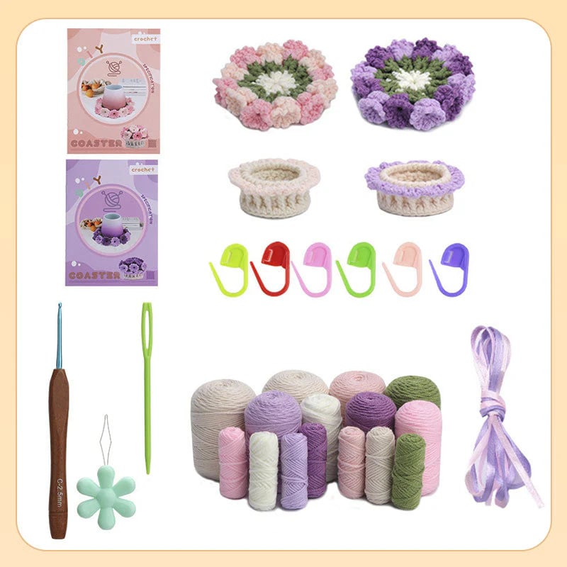 🎁Handgemachte DIY-Maiglöckchen-Untersetzer – Beim Kauf erhalten Sie ein kostenloses Anleitungsbuch!