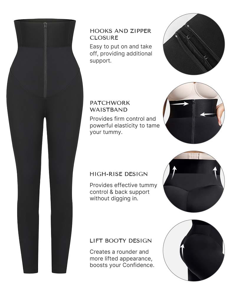 AirSlim® ElasticFuse Taillenformende Leggings mit Elastikbund