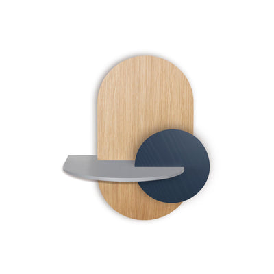 Alba Hängender Nachttisch · Eiche oval