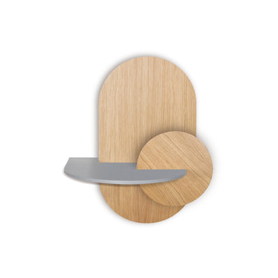 Alba Hängender Nachttisch · Eiche oval