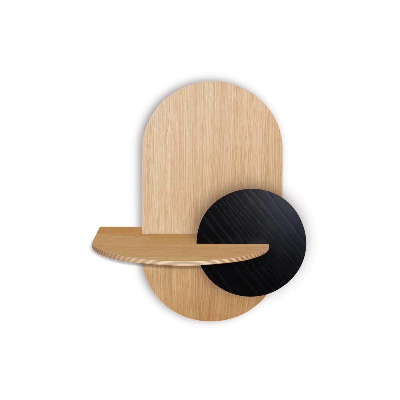 Alba Hängender Nachttisch · Eiche oval