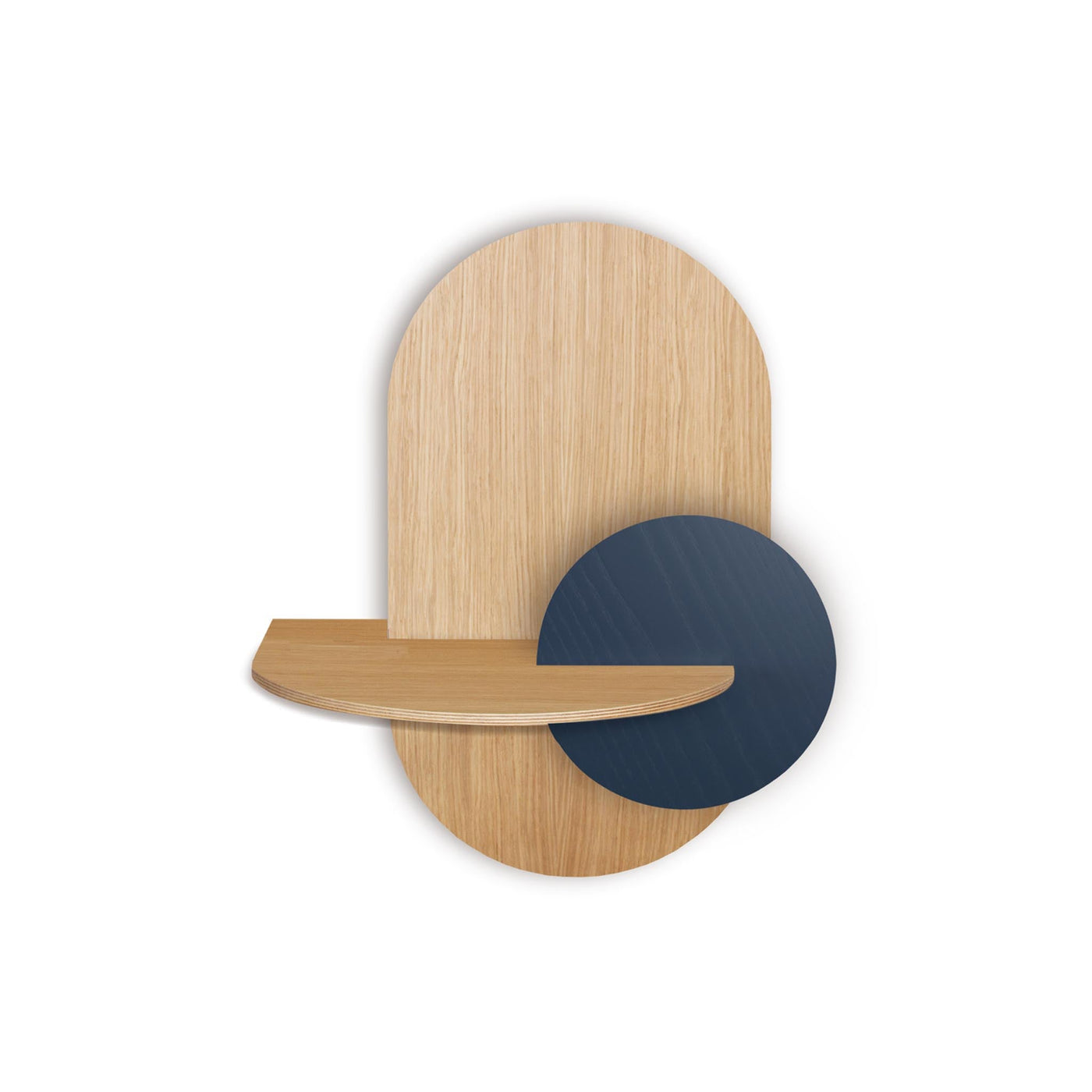 Alba Hängender Nachttisch · Eiche oval