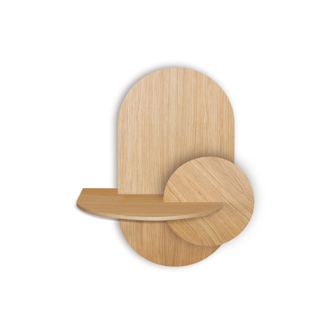 Alba Hängender Nachttisch · Eiche oval
