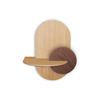 Alba Hängender Nachttisch · Eiche oval