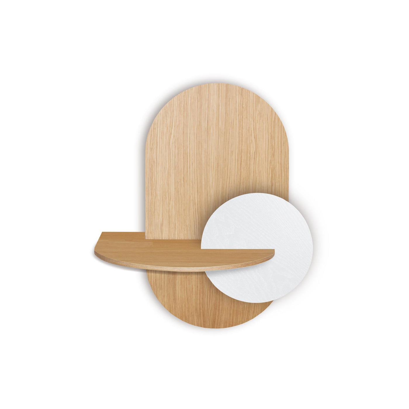 Alba Hängender Nachttisch · Eiche oval