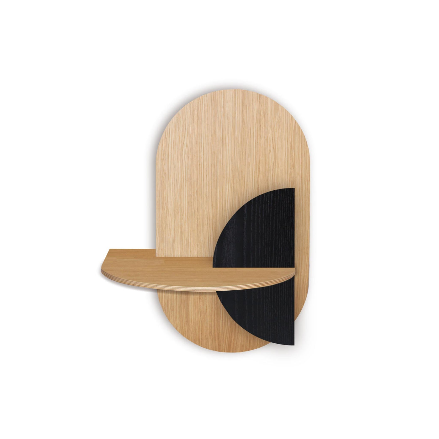 Alba Hängender Nachttisch · Eiche oval
