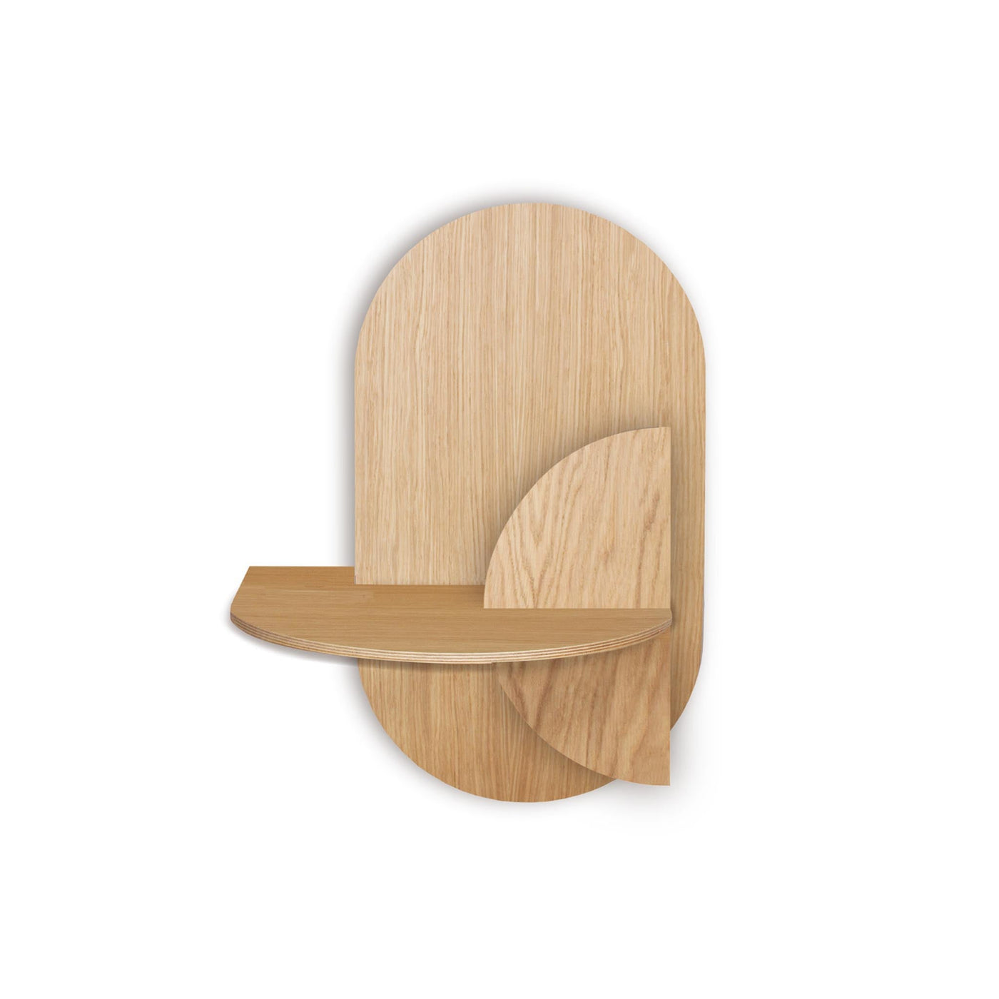 Alba Hängender Nachttisch · Eiche oval
