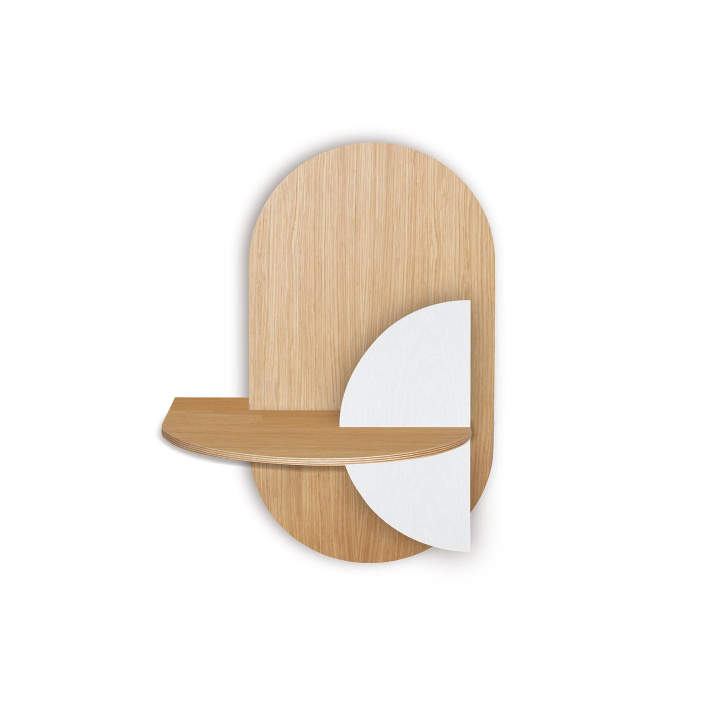 Alba Hängender Nachttisch · Eiche oval