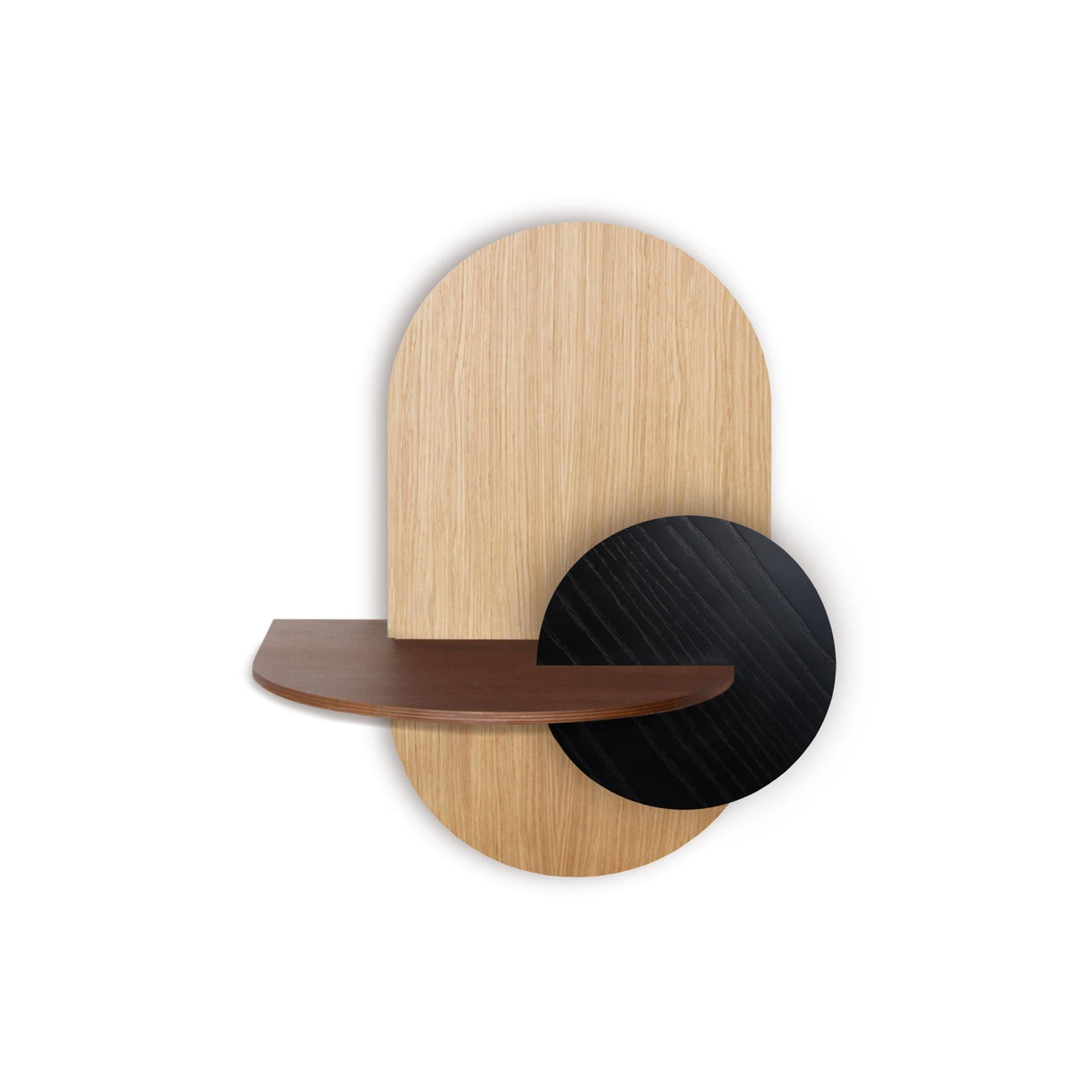 Alba Hängender Nachttisch · Eiche oval