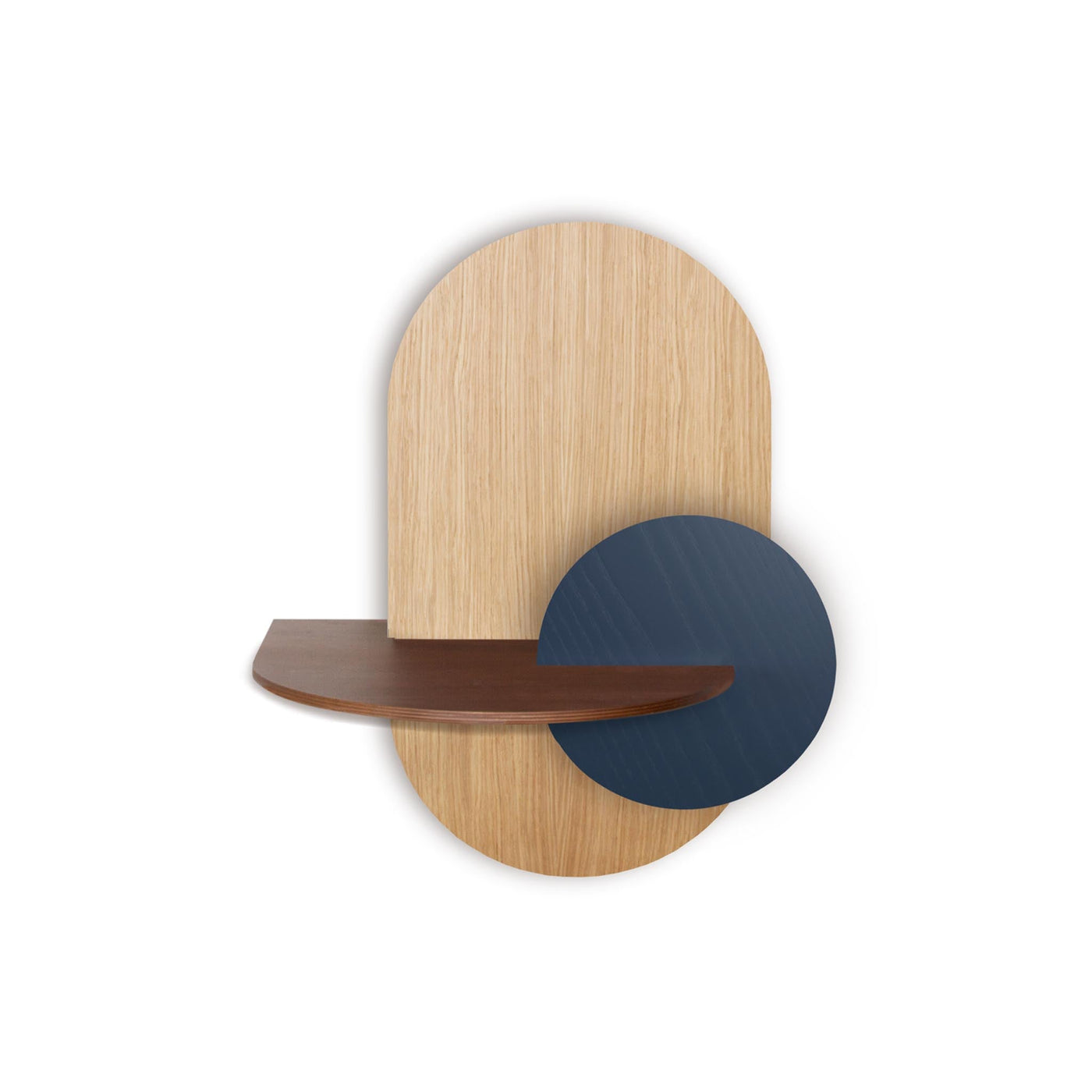 Alba Hängender Nachttisch · Eiche oval