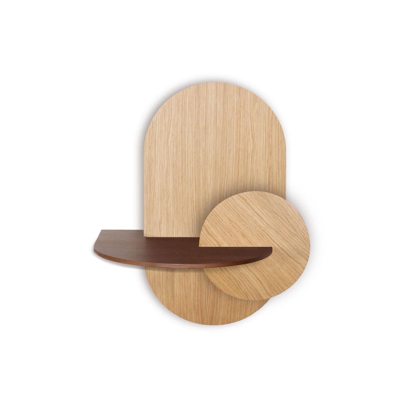Alba Hängender Nachttisch · Eiche oval