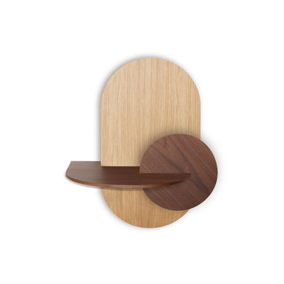 Alba Hängender Nachttisch · Eiche oval