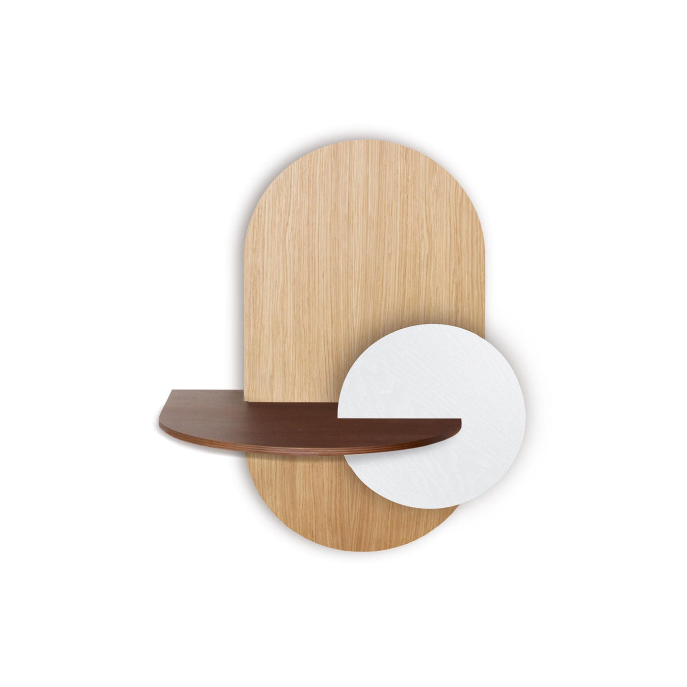 Alba Hängender Nachttisch · Eiche oval