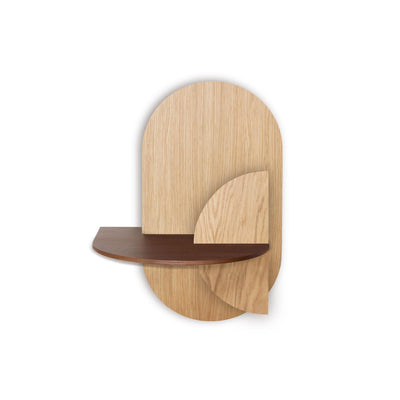 Alba Hängender Nachttisch · Eiche oval