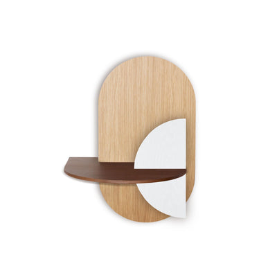 Alba Hängender Nachttisch · Eiche oval