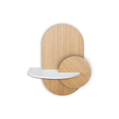 Alba Hängender Nachttisch · Eiche oval