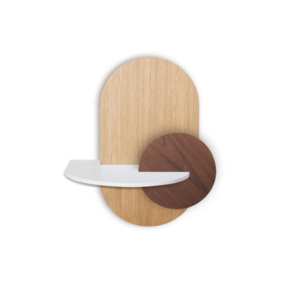 Alba Hängender Nachttisch · Eiche oval