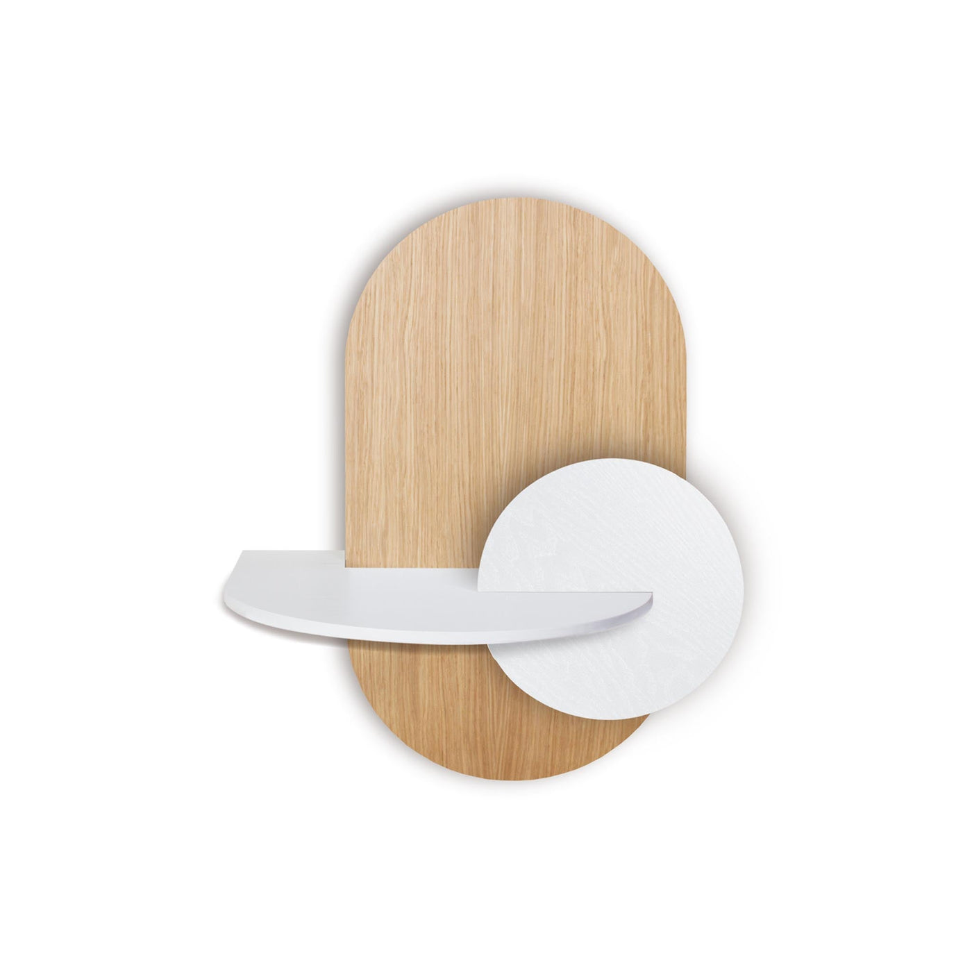 Alba Hängender Nachttisch · Eiche oval