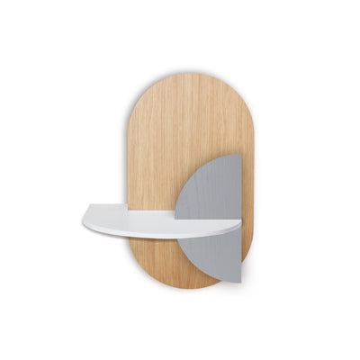 Alba Hängender Nachttisch · Eiche oval