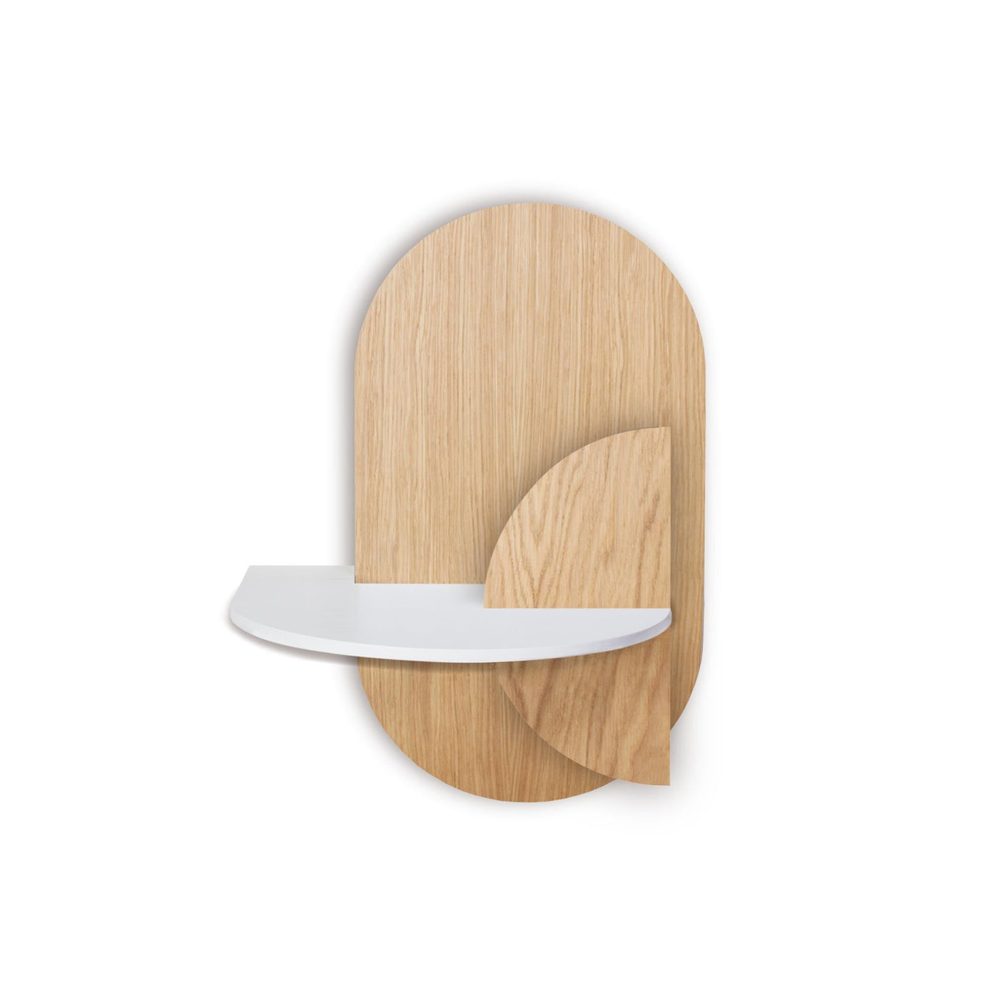 Alba Hängender Nachttisch · Eiche oval