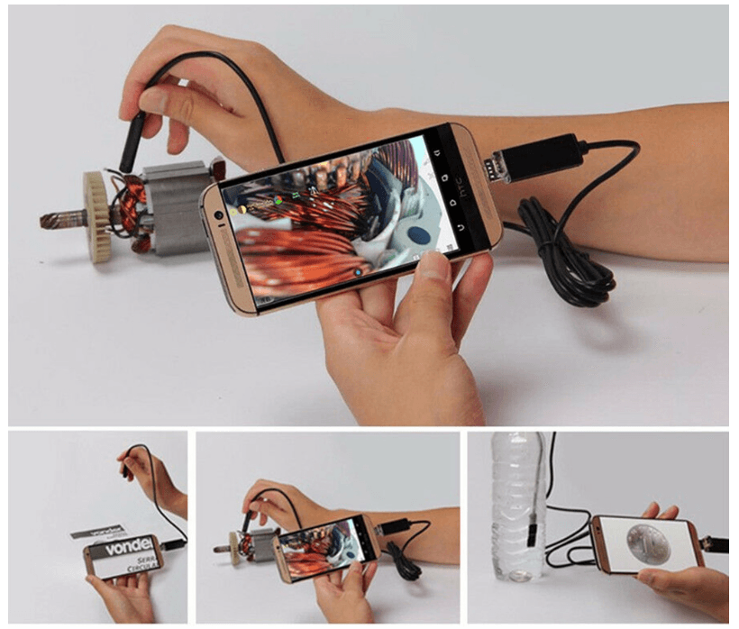 Endoskop-Kamera mit LED für Mobiltelefone