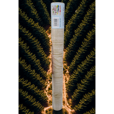 Selbstklebende dekorative Holzstil-Folie – 10 Meter