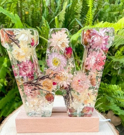 FloraGlow™ | Handgefertigtes Blumen-Nachtlicht für ein traumhaftes Ambiente
