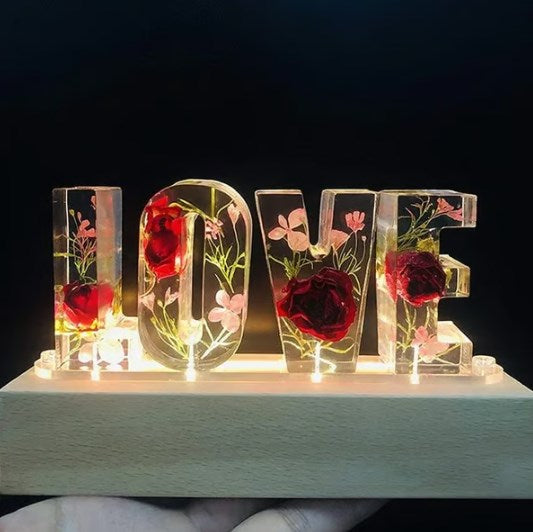 FloraGlow™ | Handgefertigtes Blumen-Nachtlicht für ein traumhaftes Ambiente