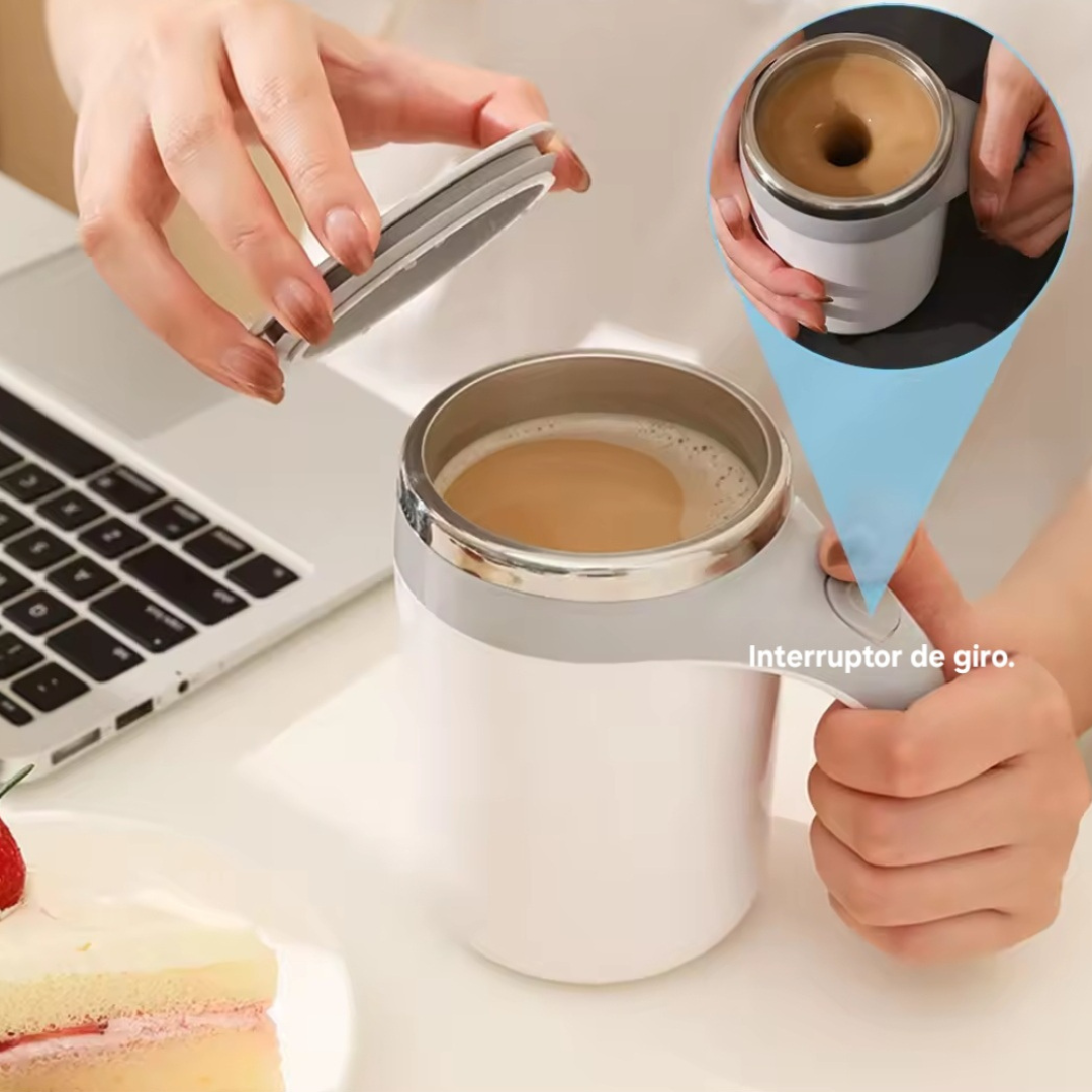 50 % RABATT!!! ☕TazaMágica™ – Wiederaufladbare Automatische Rühr-Tasse☕