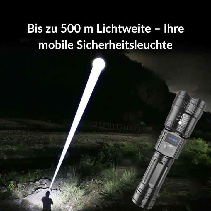 Ultrahelle LED-Taschenlampe – Für Outdoor & Notfälle